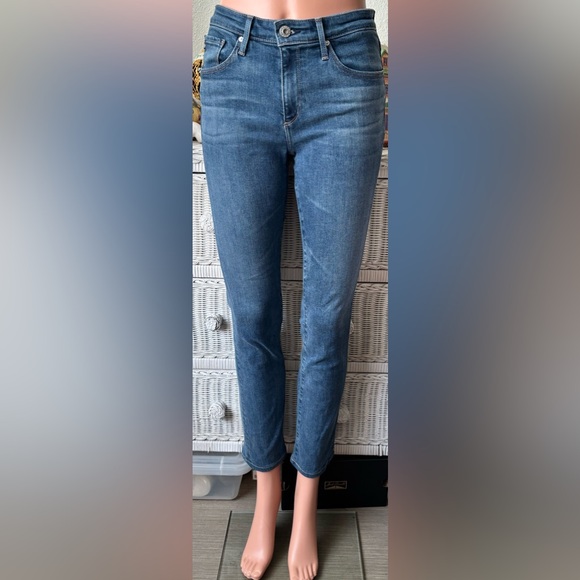 Ag Adriano Goldschmied Denim - Adriano Goldschmied the Harper Essentials Straight Jeans Blue wash Size 26